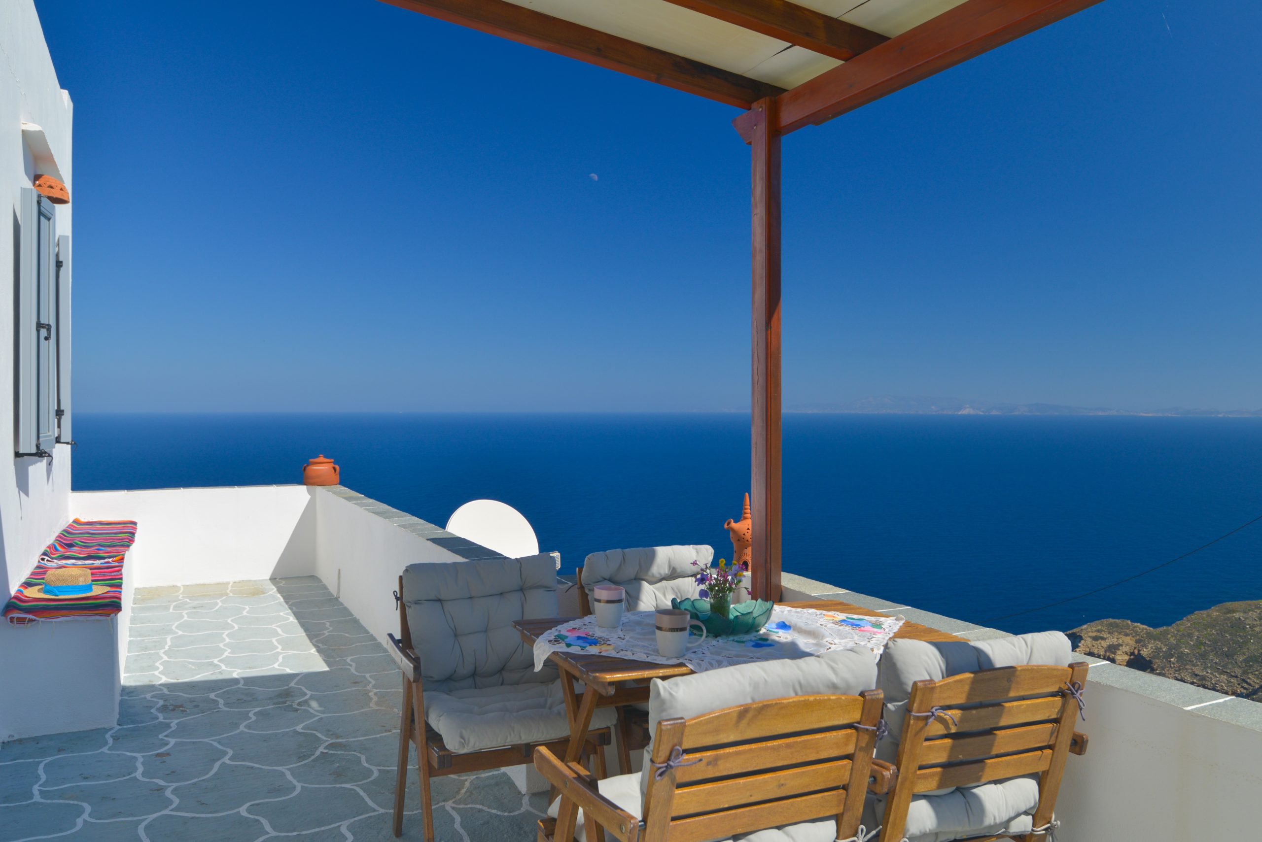 Μοναδικη θεα του Αιγαιου πελαγους